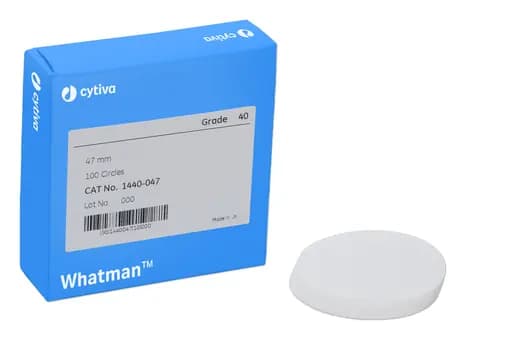 Papel de filtro sin cenizas Whatman grado 40 para análisis de contaminación, círculo de 150 mm (100 unidades)