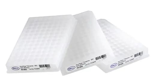 Placas de filtro AcroPrep™ Advance de 96 pocillos, 350 µl, membrana Supor de 1.2 µm (10 unidades por paquete)